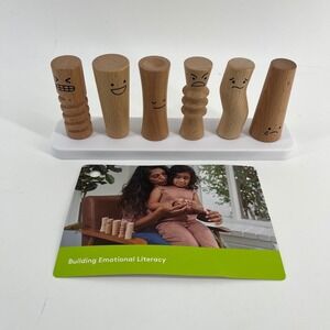 Lovevery Wooden Emotion Dolls Sensory Toy Natural Montessori Toddler